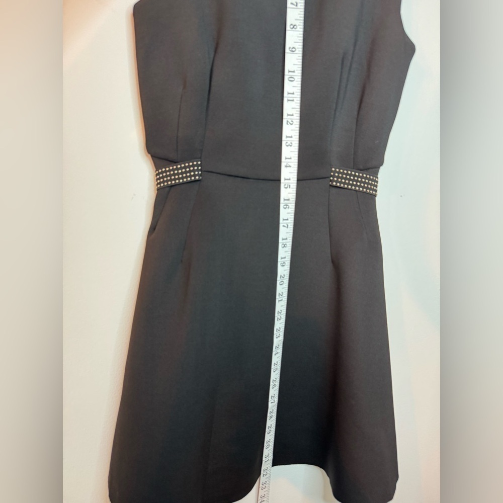 Perfect Little Black Dress | Cinched Waist & Studded Belt | Size S - Picture 15 of 17